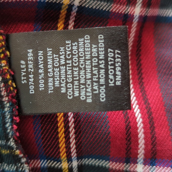 Sanctuary Stella Tartan Red Plaid Dress - Picture 7 of 7